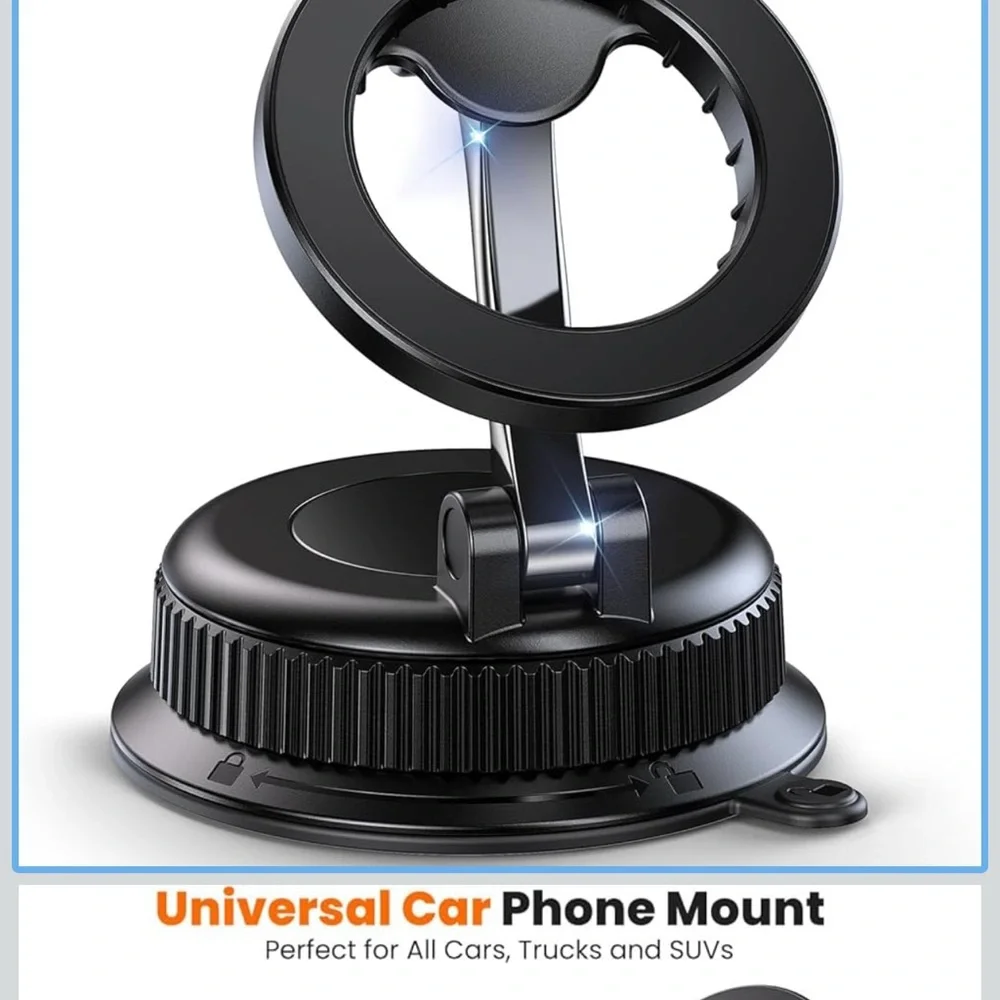 Magnetic Black Car Phone Mount holder